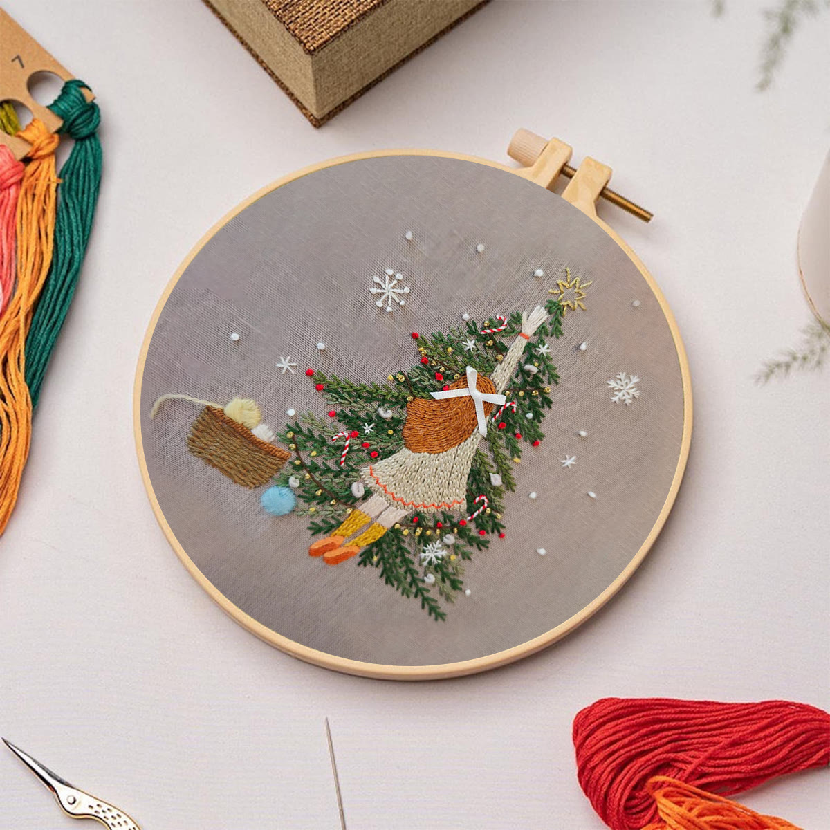 Rubbyoo Embroidery Kit-   Christmas Girl - image 5