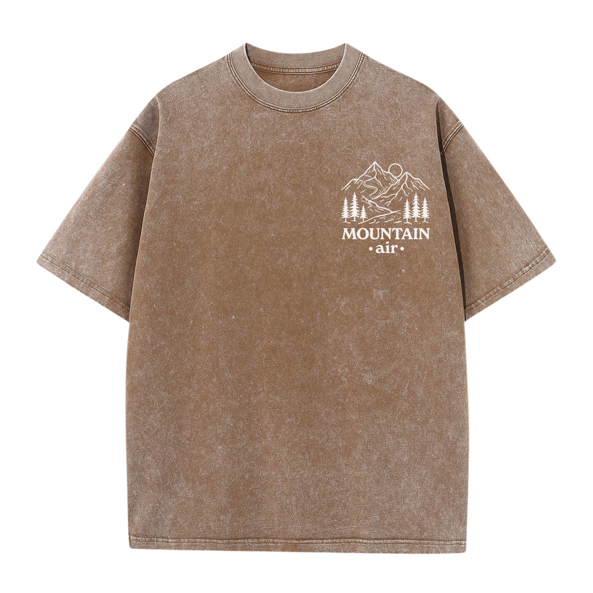 Rubbyoo Take Me To The Mountain Air  Double Sided Unisex Washed T-shirt Back-to-School Outfits - image 16