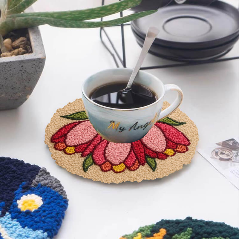 Floral Bow Punch Needle Kit - Personalized Needle Art | Nice Gift For Her  - image 9