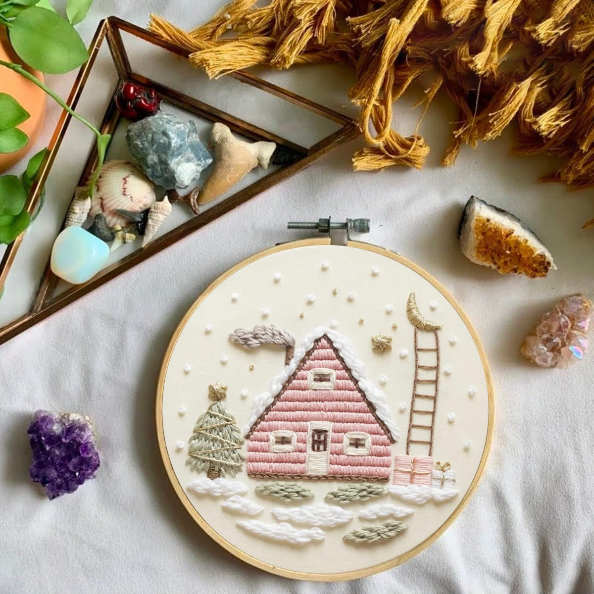 Rubbyoo Embroidery Kit - Christmas Eve | Diy Beginner Project | Christmas Decorative Craft  - image 8