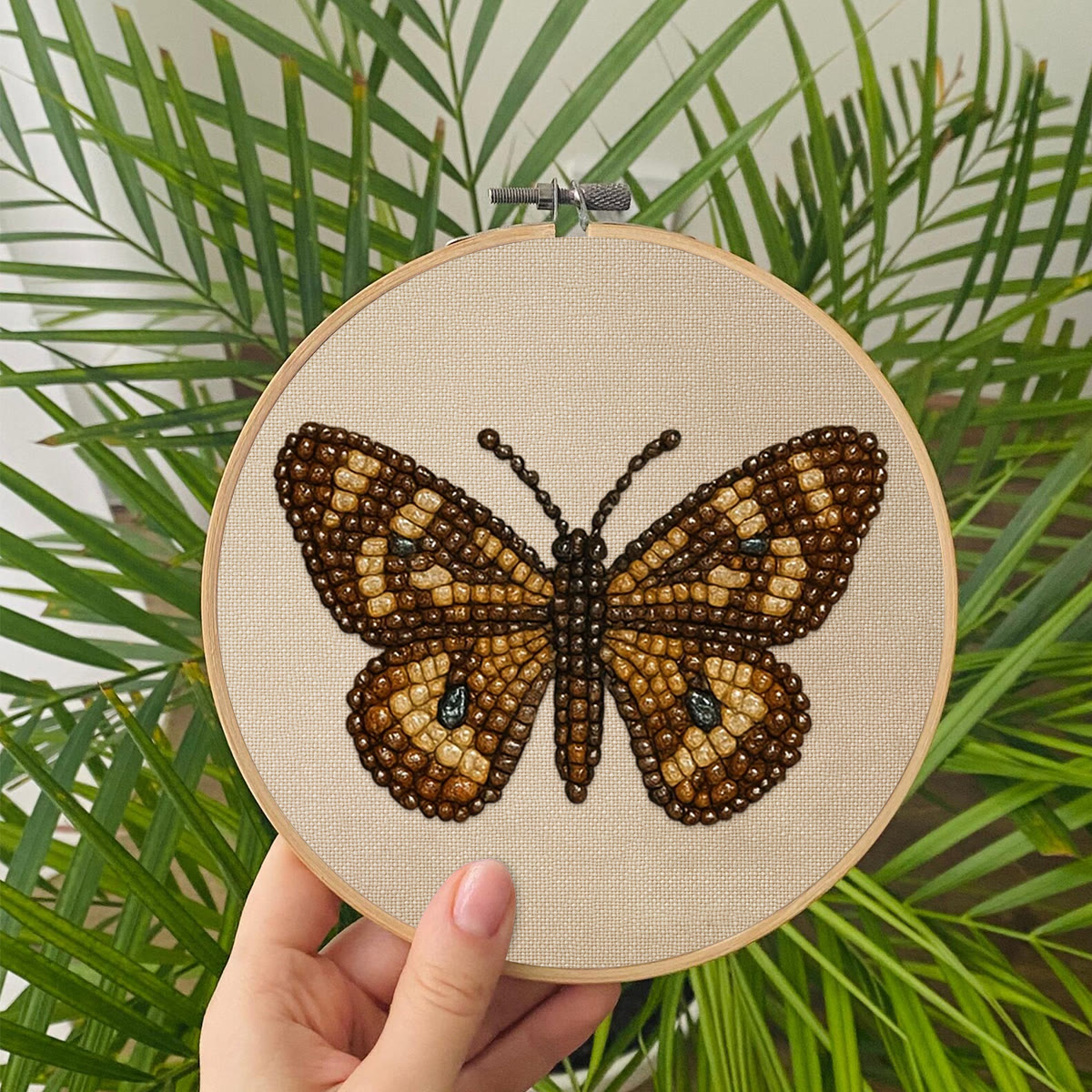 Rubbyoo Bead Embroidery Kit - Aesthetic Butterfly | Handmade Insect Craft  | Diy Birthday Gift Ideas  - image 5