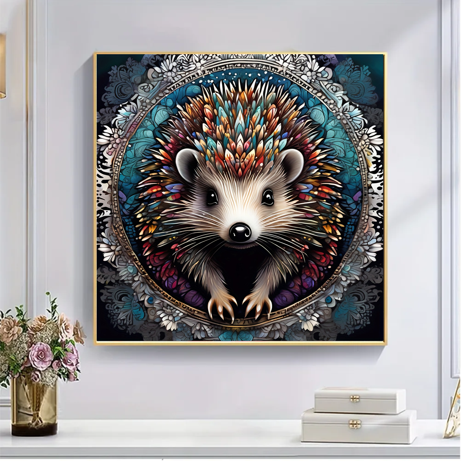 Unique Hedgehog - Wooden Jigsaw Puzzle