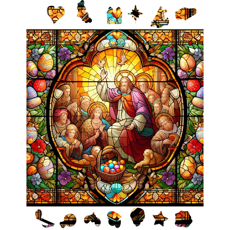 Jesus At Easter- Wooden Jigsaw Puzzle