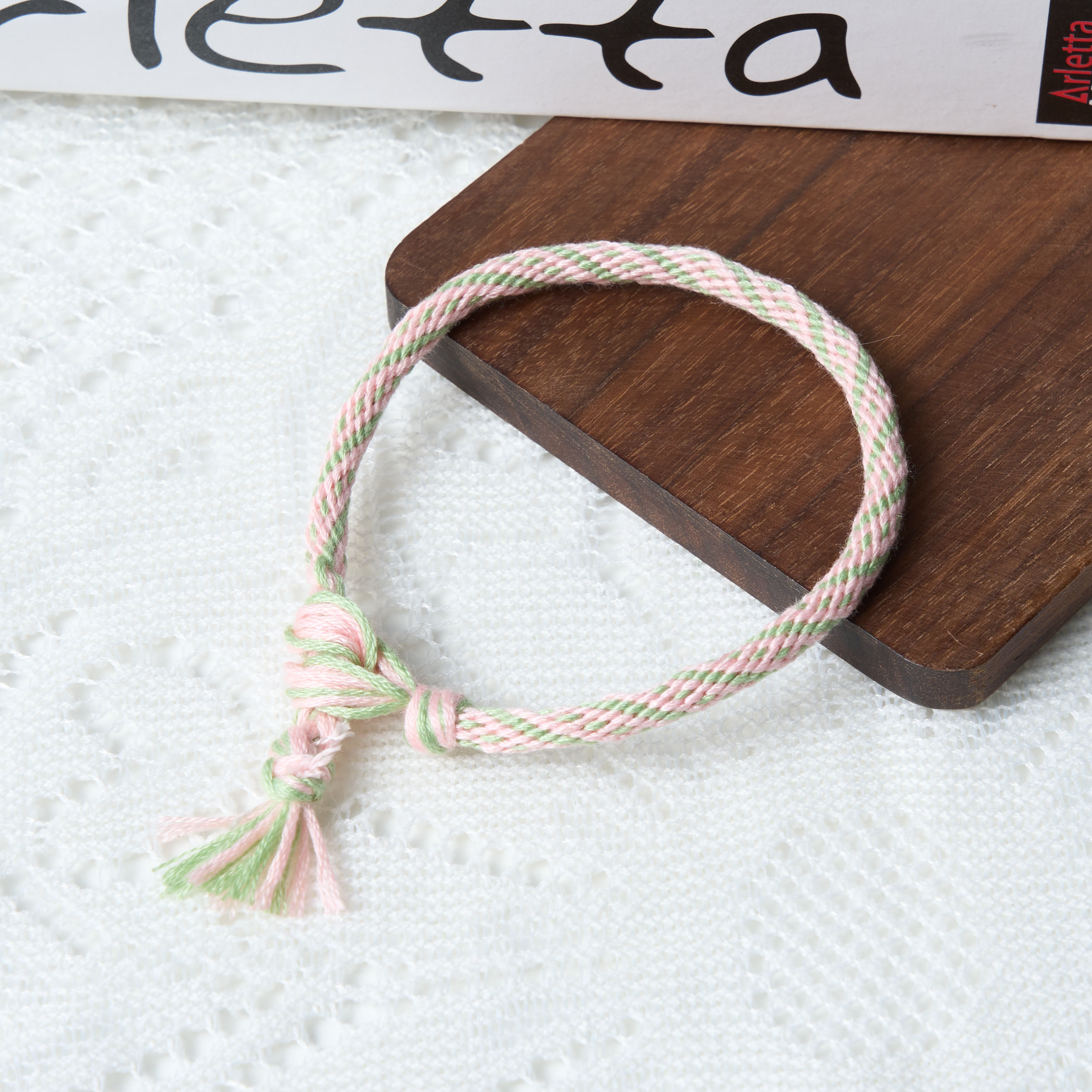 Rubbyoo Kumihimo Bracelet Kit - Cherry Blossom | Pretty Hand Ornament | Special Present For Friends - image 4