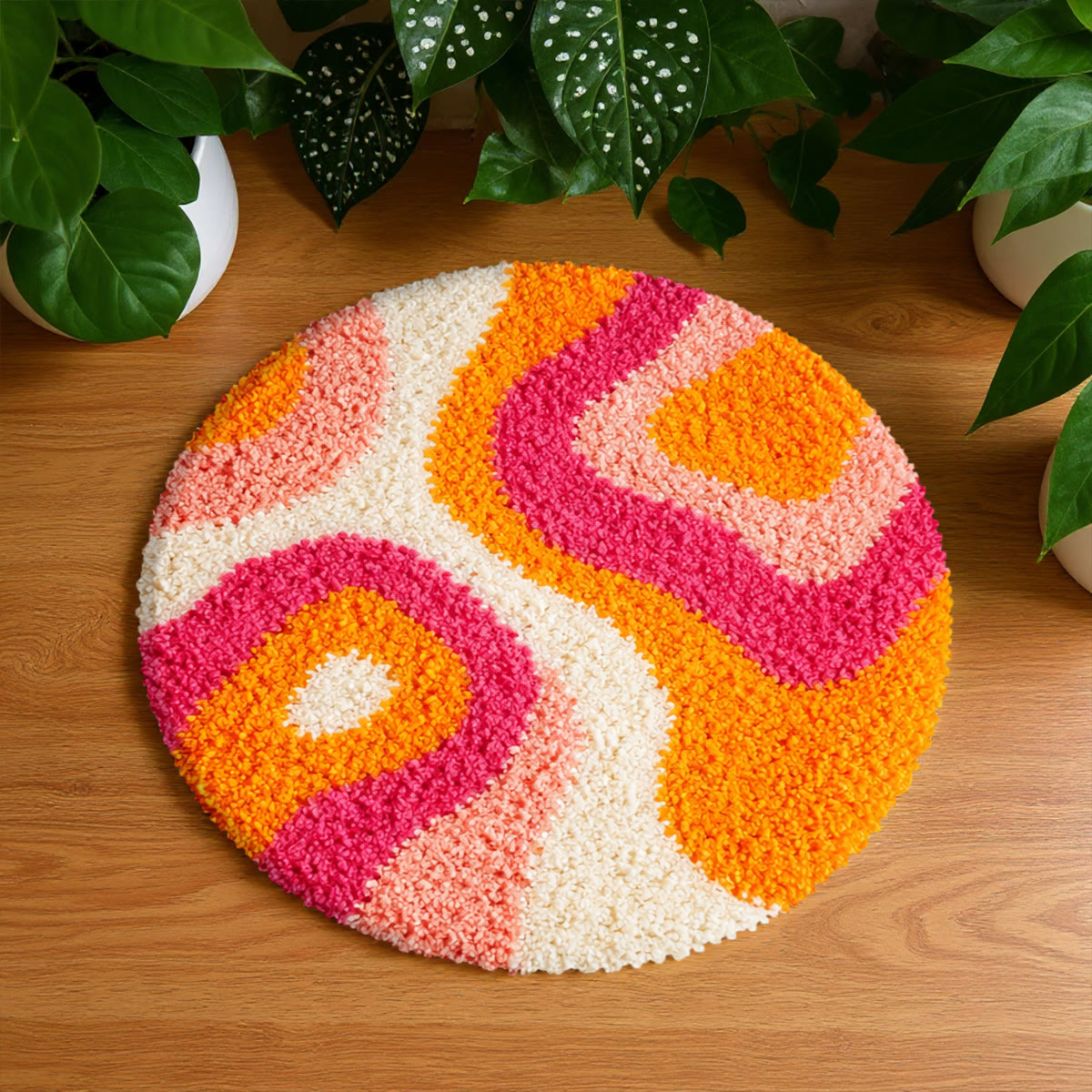 Rubbyoo Latch Hook Rug Kit - Sunset Whirl | Diy Bedroom Decoration | Unique Beginner Craft - image 10