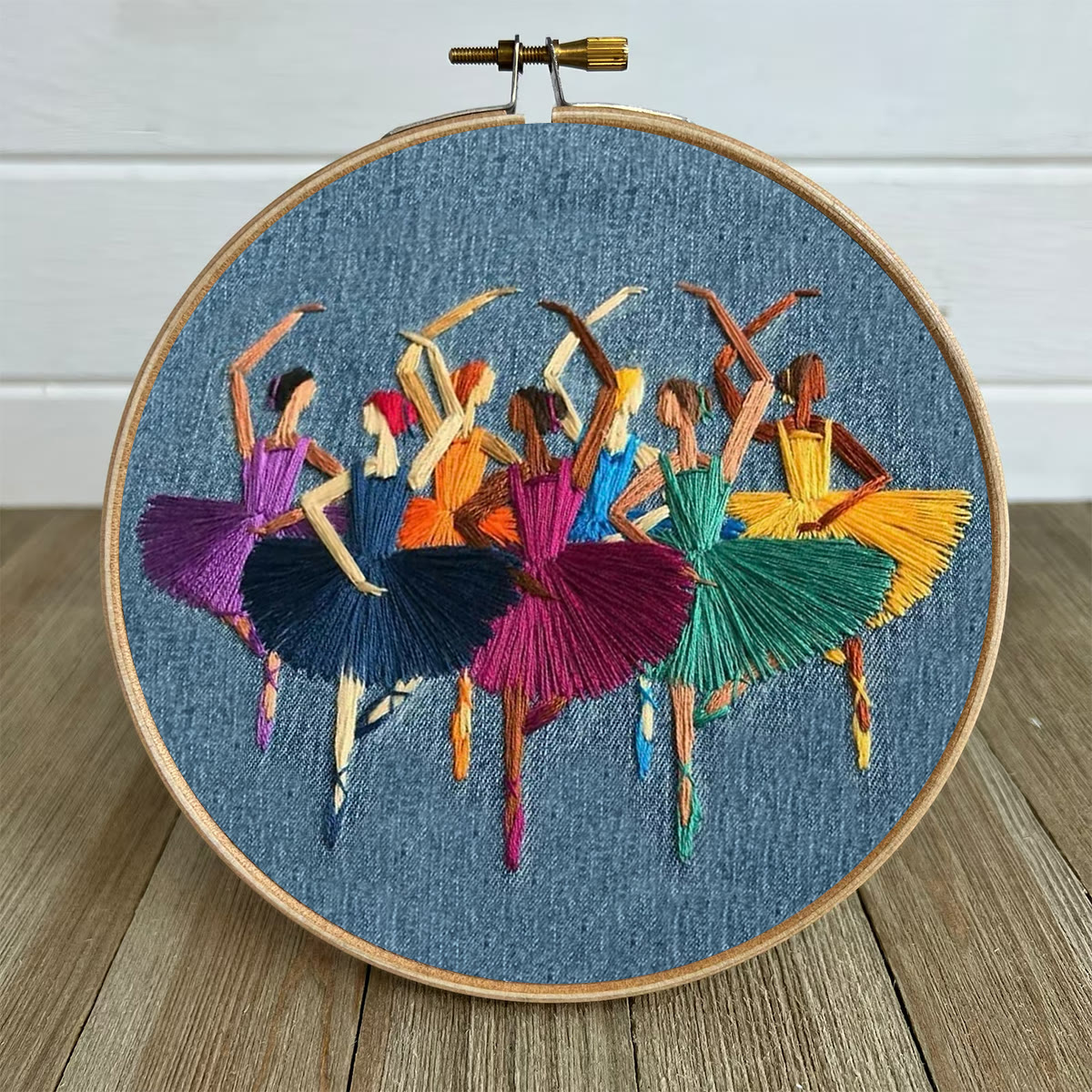 Rubbyoo Embroidery Kit- Dancers Portrait | Cozy Crafts Diy Kit For Women - image 5