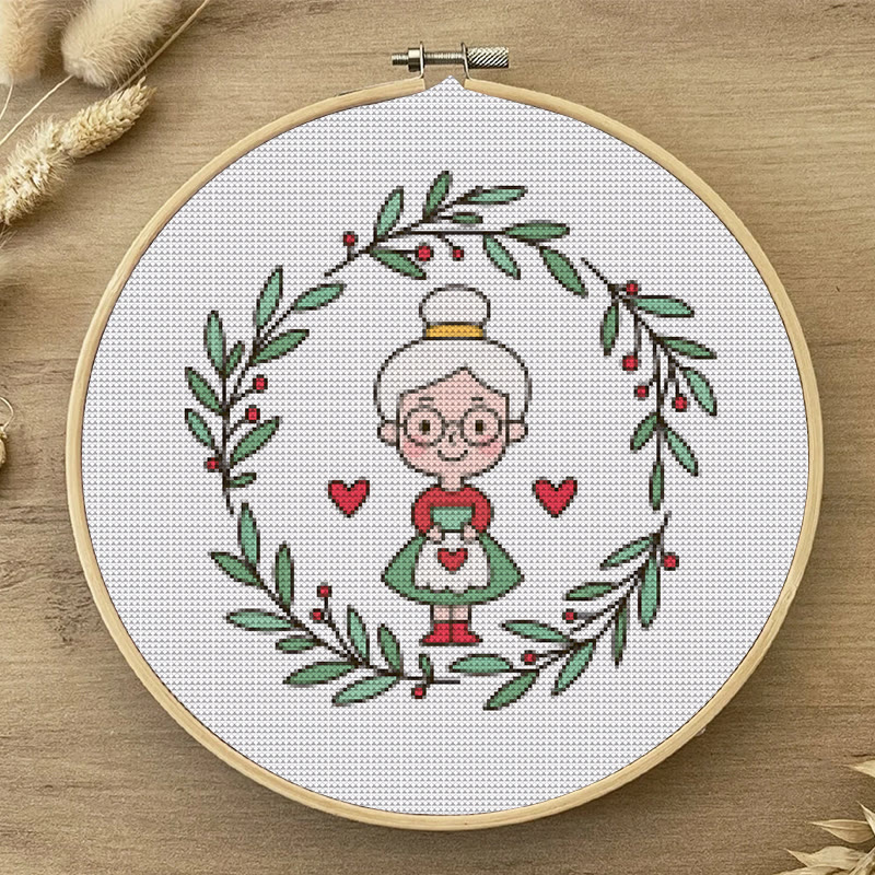  Cross Stitch Kit - Dear Grandma | Unique Handmade Craft | Perfect Birthday Gifts For Her - image 5