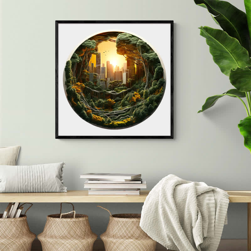 3D vision inside the cave-10 - Wooden Jigsaw Puzzle