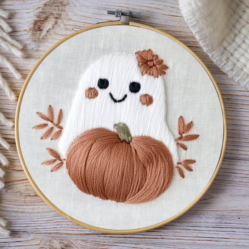 Rubbyoo Embroidery Kit - Cute Ghost - image 7