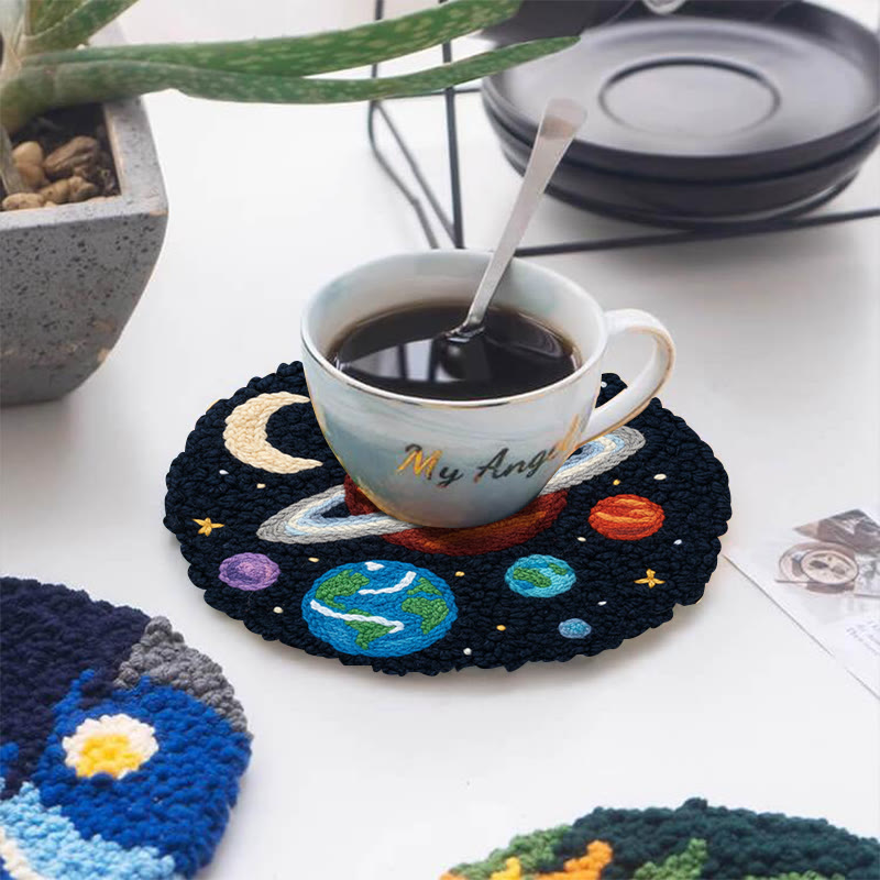 Solar System Planets Punch Needle Kit - Educational Handcraft Project | Fascinating Wall Display Option - image 5