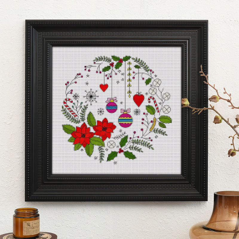  Cross Stitch Kit - Christmas Celebration | Handmade Christmas Ornament | Perfect For Beginner  - image 10