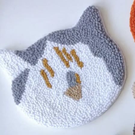 Punch Needle Cat Series Coaster Kits - Cat Lovers Birthday Gift | Diy Fridge Magnets | Perfect For Home Decor - T  - image 18