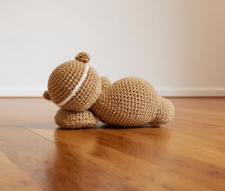 Diy Handmade Lying Otter Crochet Kit - Beginner Friendly Crocheted Doll | Perfect Gift For Kids - image 3