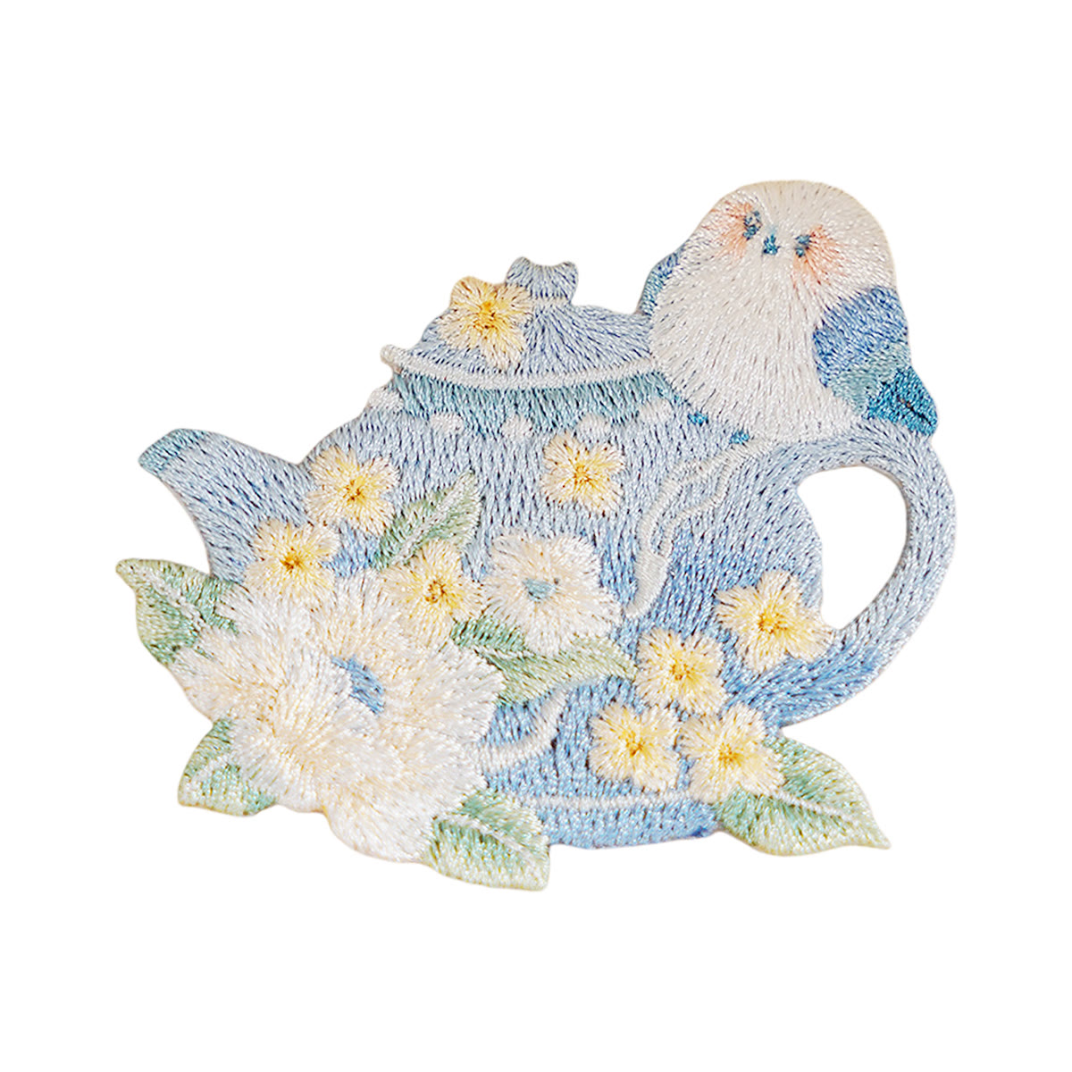 Rubbyoo Flowers And Animals Embroidered Patch - Floral Embroidery Applique | Diy Clothing Accessories - Floral Watering Can - image 10