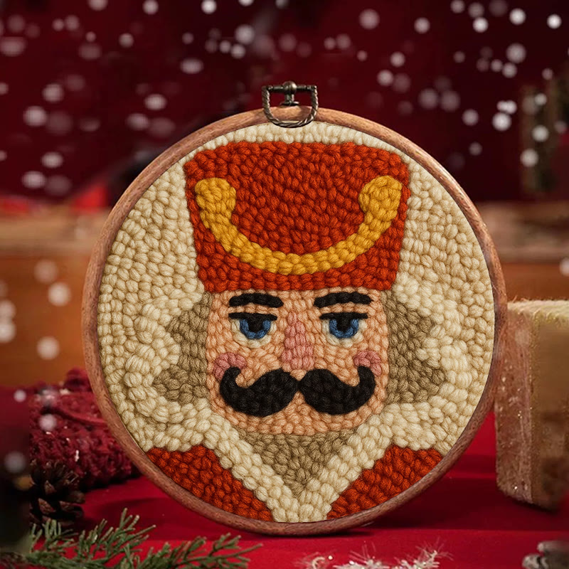 Christmas Soldier Punch Needle Kit - Christmas Tree Decor | Easy Handmade Craft - image 3