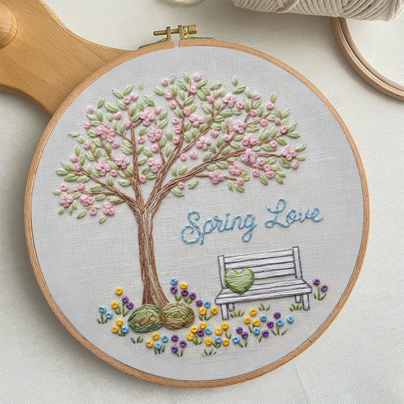 Rubbyoo Embroidery Kit - Spring Love | Diy Valentine's Day Gift |handmade Hoop Art  - image 7
