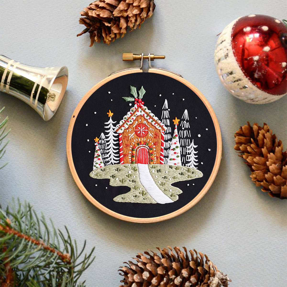 Rubbyoo Embroidery Kit  Christmas House  - image 5