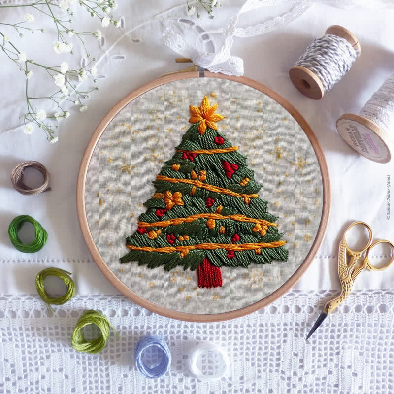 Rubbyoo Embroidery Kit - Amazing Christmas Tree Craft - image 8