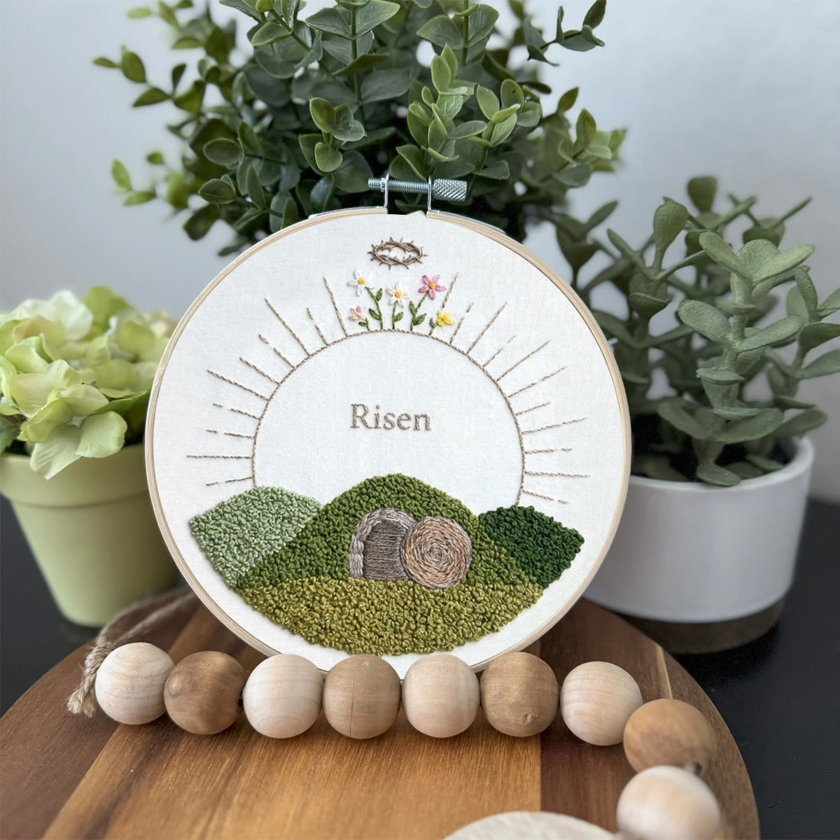 Rubbyoo Embroidery Kit - Christian Easter | Beginner Diy Craft | Handmade Hoop Art - image 6