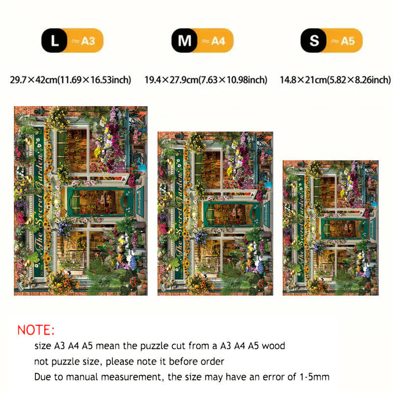 The Secret Garden - Wooden Jigsaw Puzzle