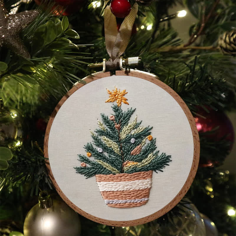 Rubbyoo Embroidery Kit - Handmade Christmas Tree - image 5