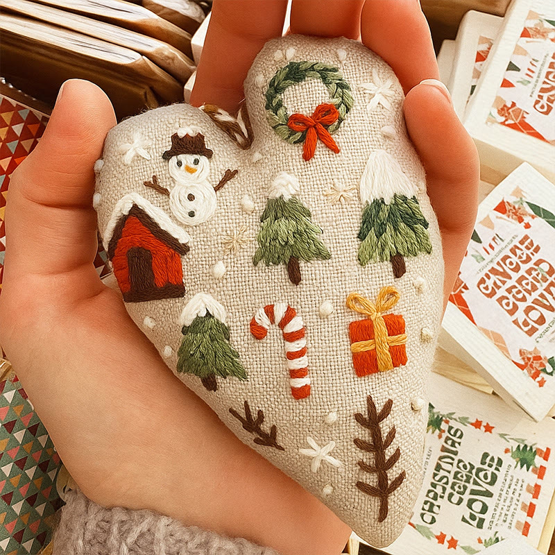 Rubbyoo Heart Embroidery Kit - Christmas Present | Unique Christmas Collection | Diy Heart Decor  - image 8