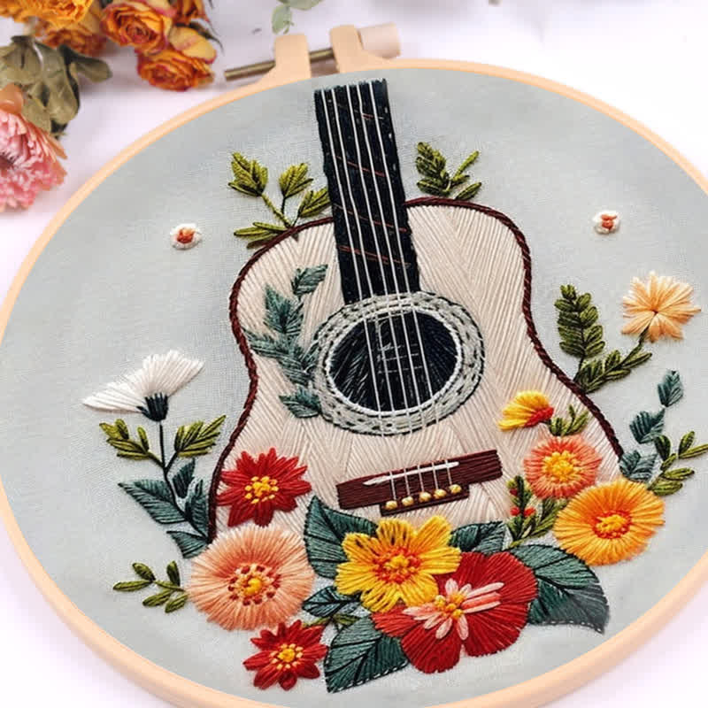 Rubbyoo Embroidery Kit - Guitar - image 9