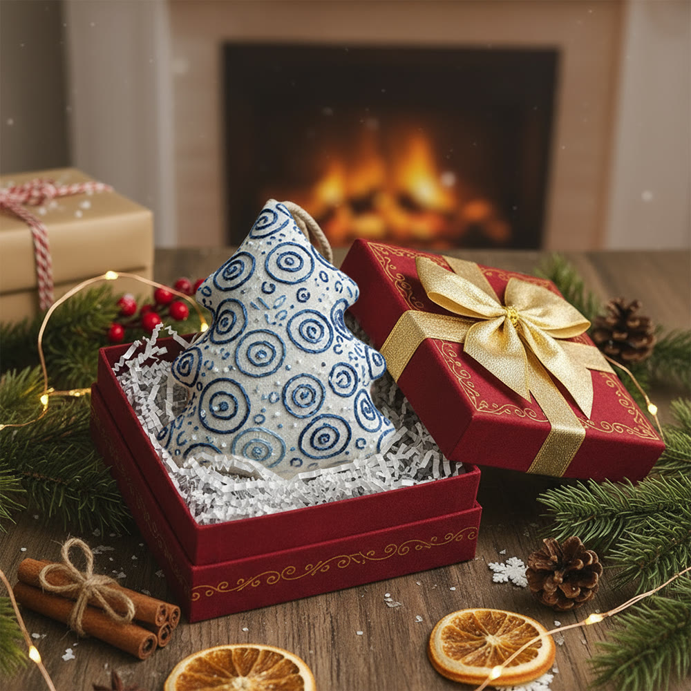 Rubbyoo Tree-shaped Embroidery Kit -  Swirl Pattern Motif | Beginner-friendly Hand Embroidery Bundle | Thoughtful Personalized Gift - image 6