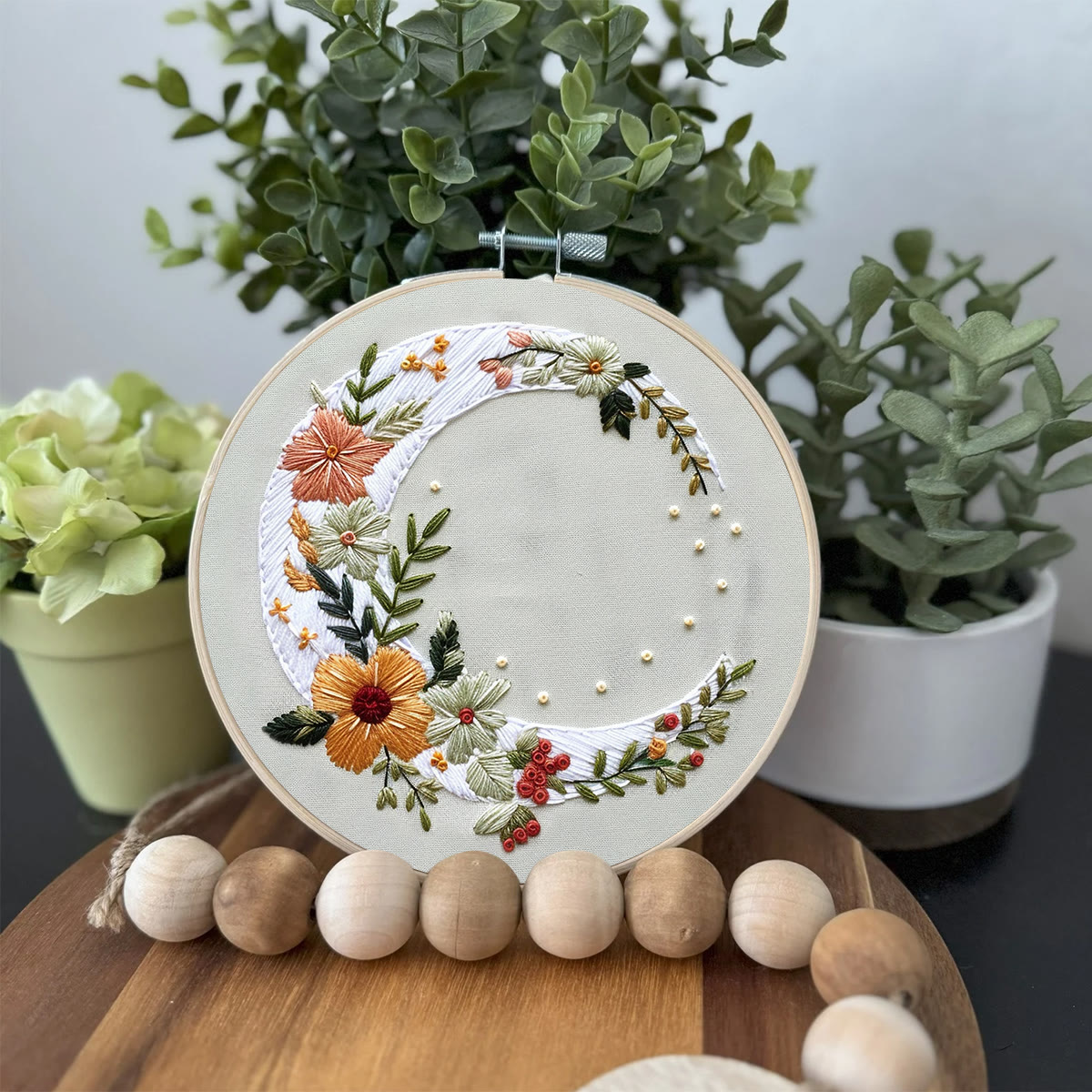 Rubbyoo Embroidery Kit- Flower Moon - image 3