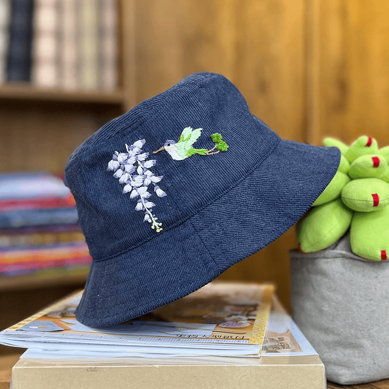 Embroidery Hat Kit | Handmake Fashion Accessories | Nice Personalized Gift - #5 - image 5