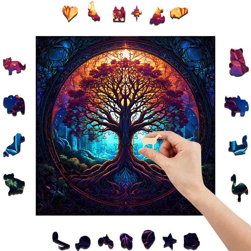 Rubbyoo Celtic Tree Of Life - 2 Wooden Jigsaw Puzzle