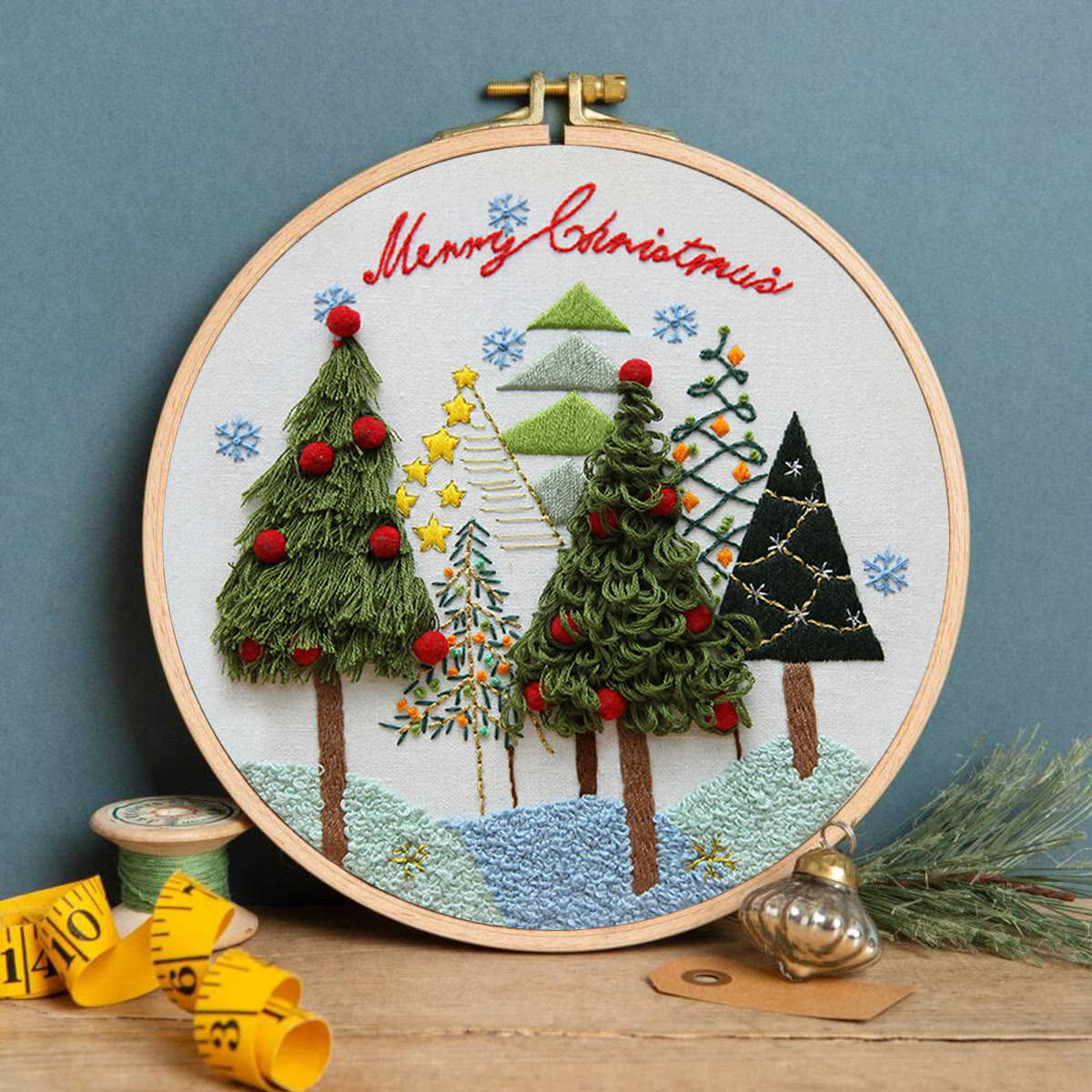 Rubbyoo Embroidery Kit-Christmas Tree  - image 3