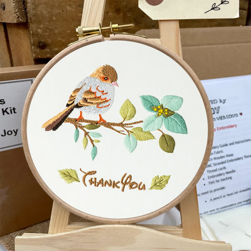 Rubbyoo Embroidery Kit - Thank You - image 5