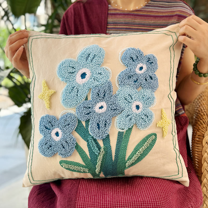 Punch Needle Pillow Kits - Diy Floral Craft | Unique Home Decoration | Perfect Gifts For Housewarming  - image 6