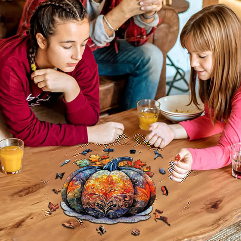 Rubbyoo Pumpkin 2 - Wooden Jigsaw Puzzle