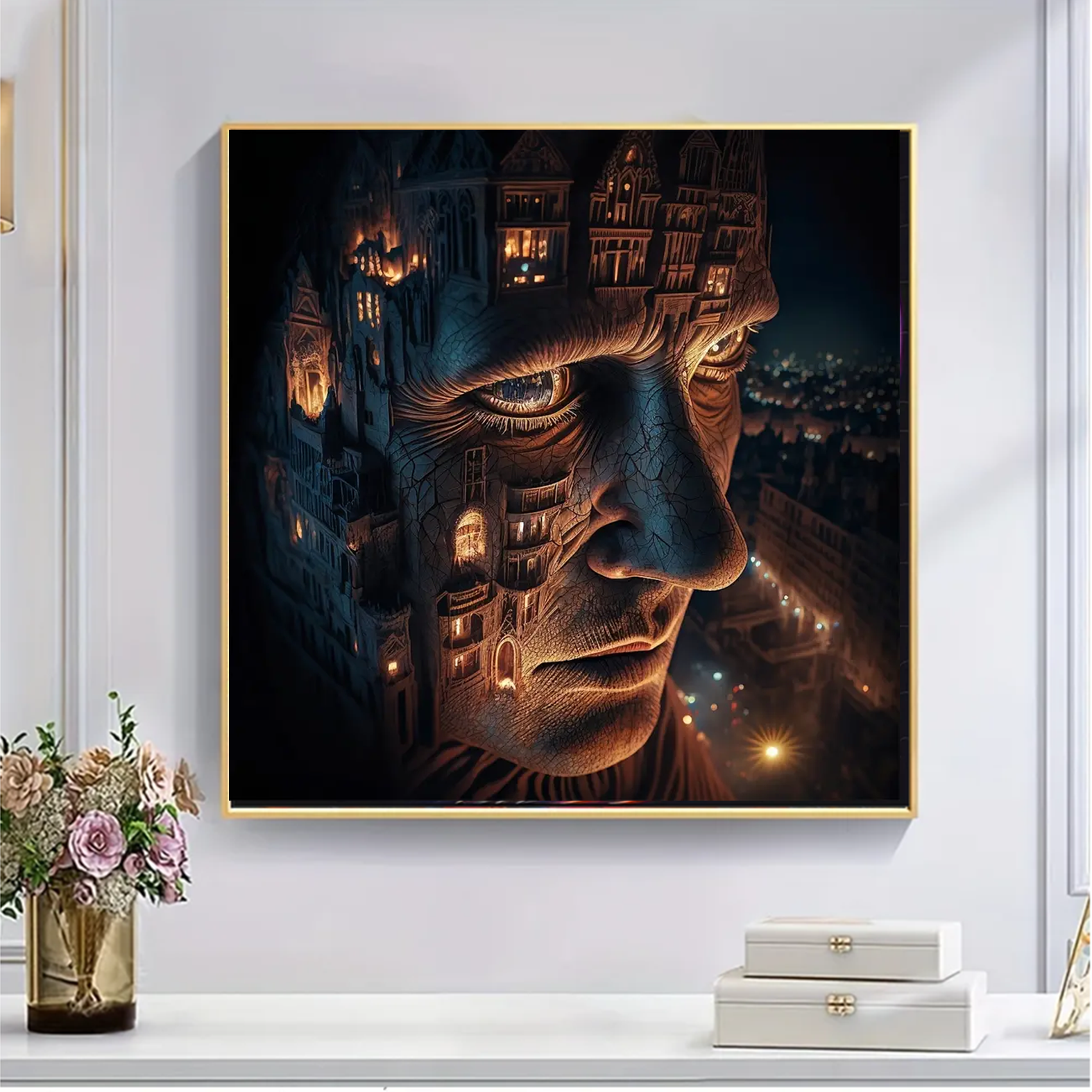 Face City - Wooden Jigsaw Puzzle