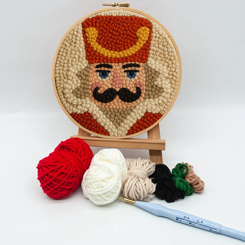 Christmas Soldier Punch Needle Kit - Christmas Tree Decor | Easy Handmade Craft - image 10