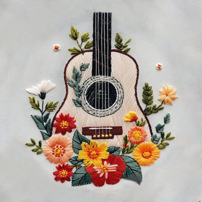 Rubbyoo Embroidery Kit - Guitar - image 8