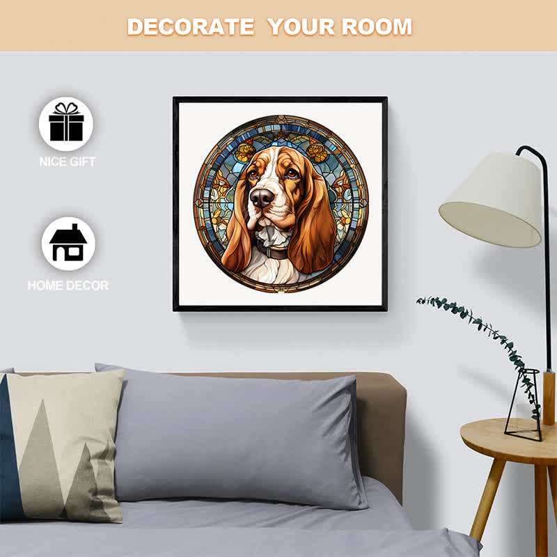 Basset Hound Dog - Wooden Jigsaw Puzzle