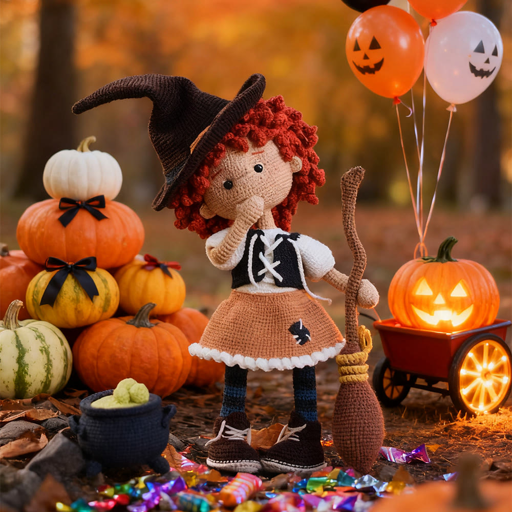 Diy Handmade Witch Girl Kit - Halloween Spooky Craft | Home Hanging Decoration  - image 5