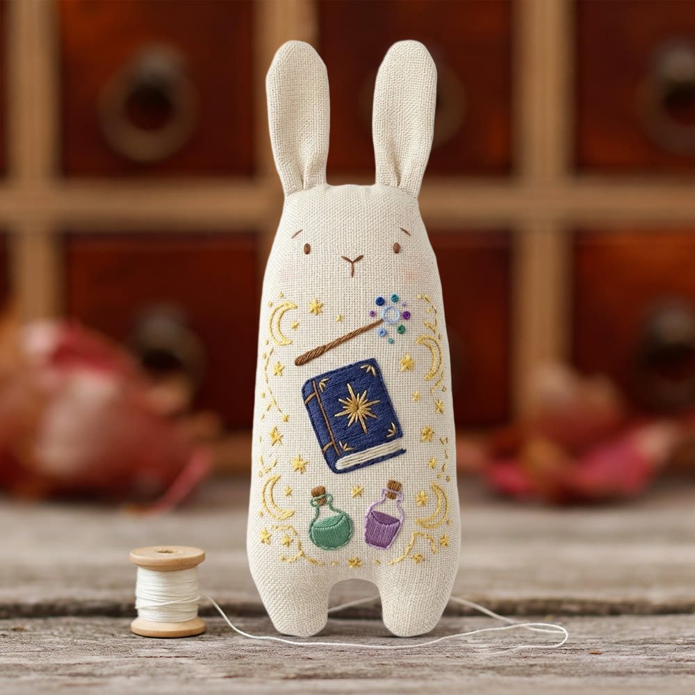Rubbyoo Bunny Toy Embroidery Kit - Magic Potion | Creative Handmade Art | Sewing Gift For Easter - image 9