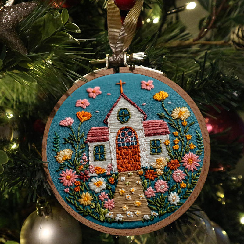 Rubbyoo Embroidery Kit-  Bible Verse Chruch - image 6