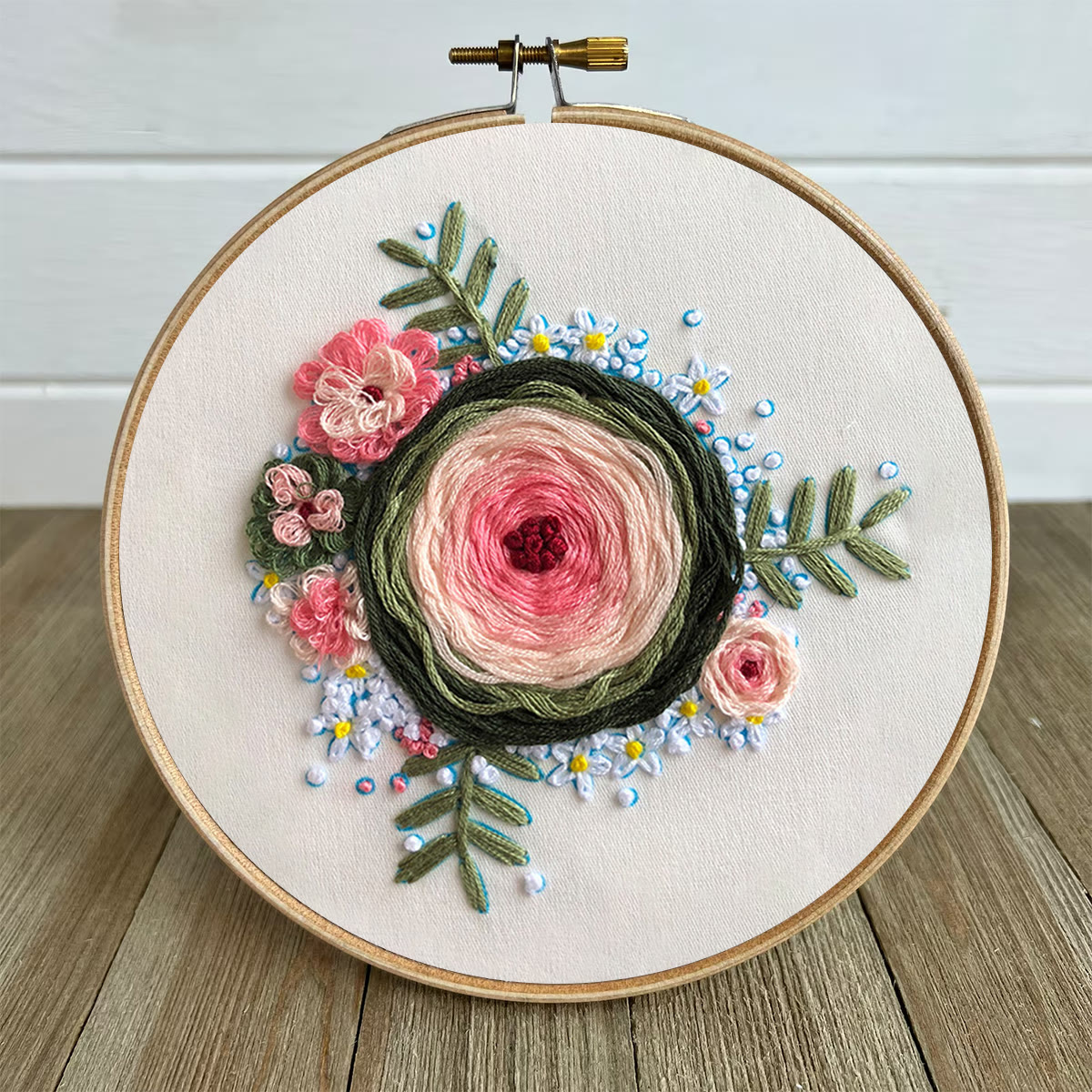 Rubbyoo Embroidery Kit-  Woven Rose Starter Kit For Craft Lover - image 5