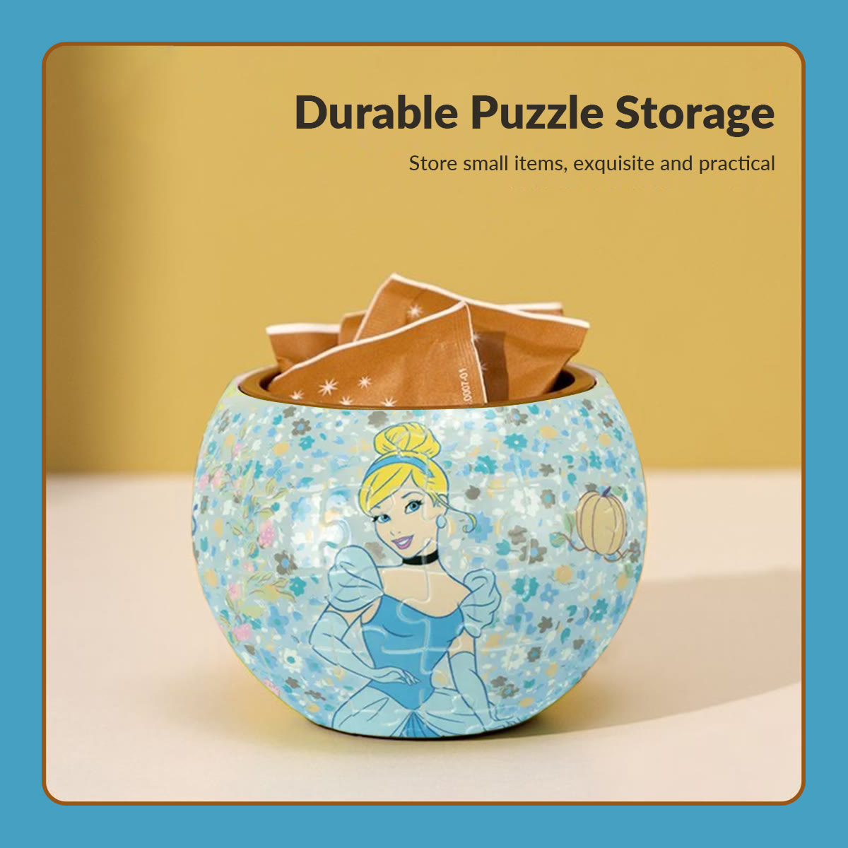 Cinderella - 3d Jigsaw Puzzle Planter