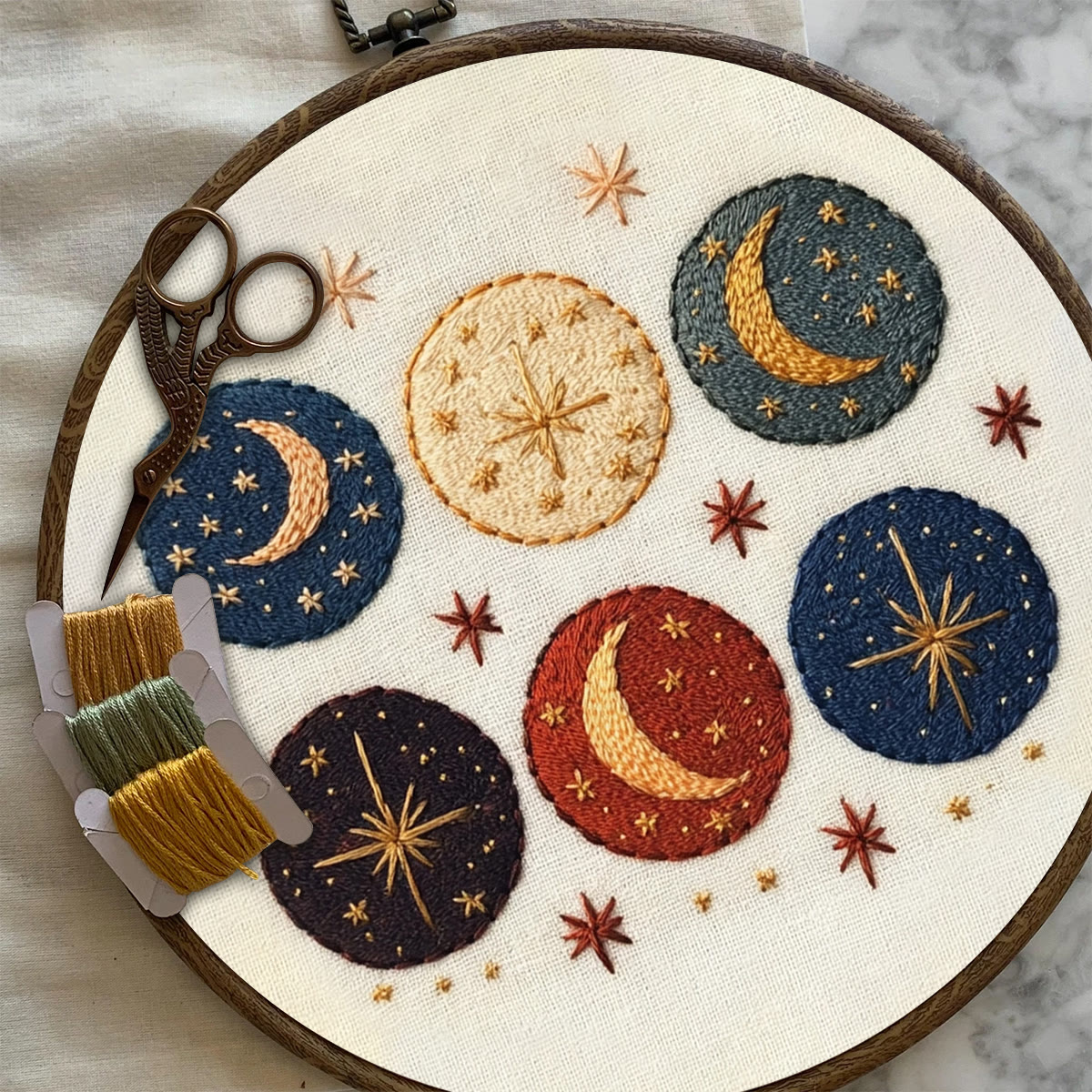 Rubbyoo Embroidery Kit- Celestial  Planet - image 7