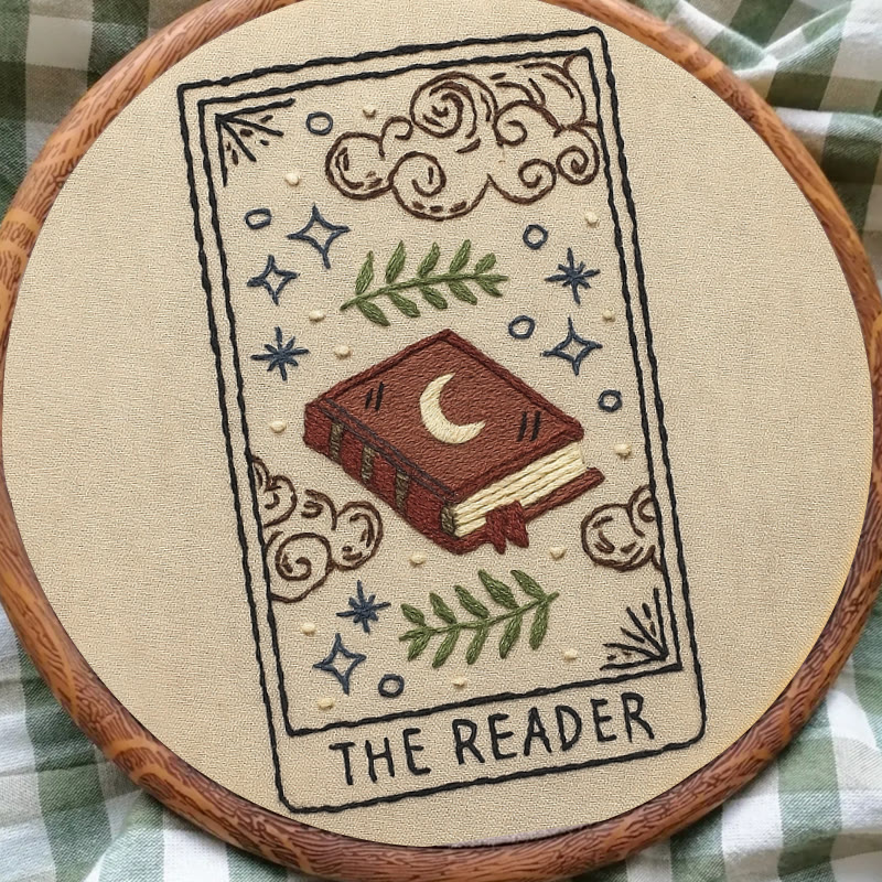 Rubbyoo Embroidery Kit - Witchy Book | Easy Handmade Decor | Gifts For Book Lover  - image 6