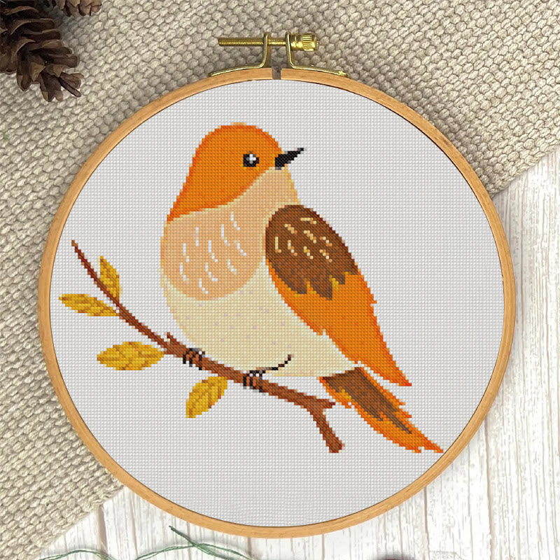  Cross Stitch Kit - Elegant Bird | Adorable Animal Craft | Unique Handmade Ornament - image 6