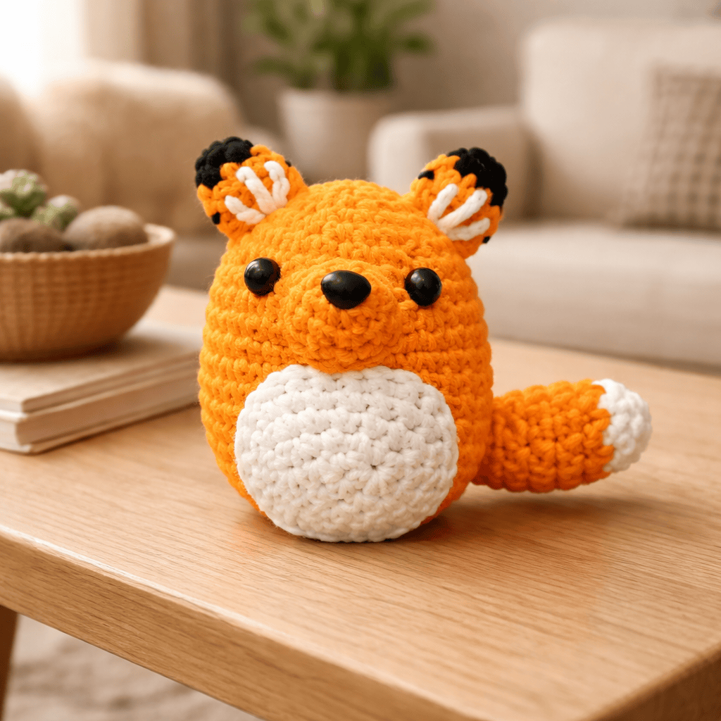 Diy Handmade Woodland Fox Crochet Kit - Creative Animal Toy | Yarn Craft For Beginners - image 3