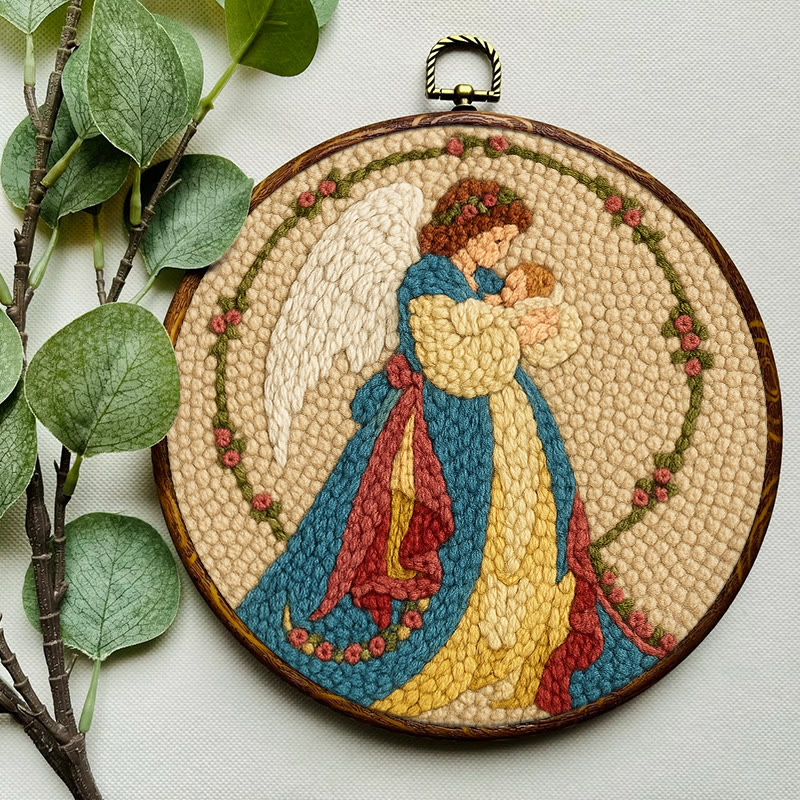 Birth Of Jesus Punch Needle Kit - Bible Wall Art | Holy Christmas Decor - image 9