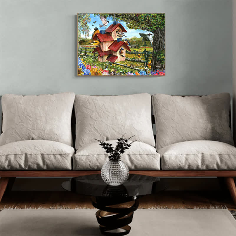 Rubbyoo Bird Condo - Wooden Jigsaw Puzzle